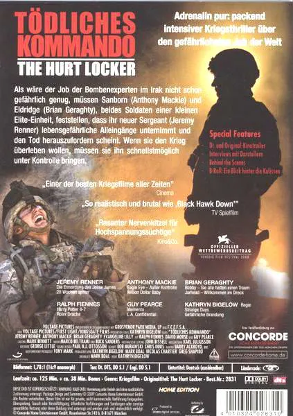 DVD "Tödliches Kommando – The Hurt Locker" (Steelbook) – Bild 2