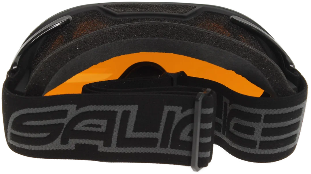 Salice Skibrille mit ZEISS-Linse – Schwarz/Orange, UV-Schutz, inkl. Microfaserbeutel – Bild 3