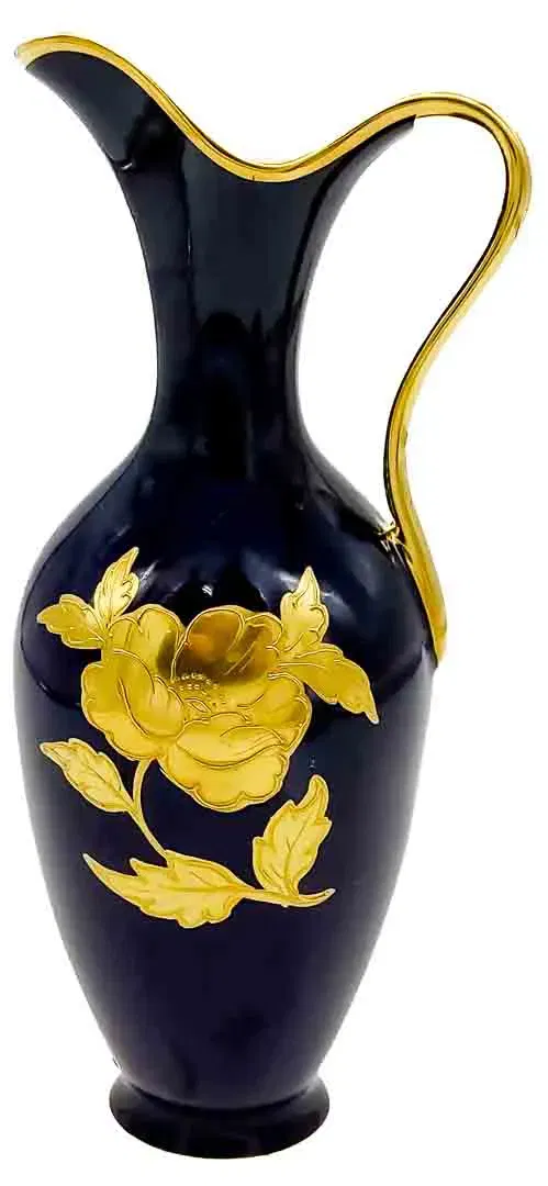 Echt Kobalt Bavaria Krug mit Gold Verzierung - Bild 4