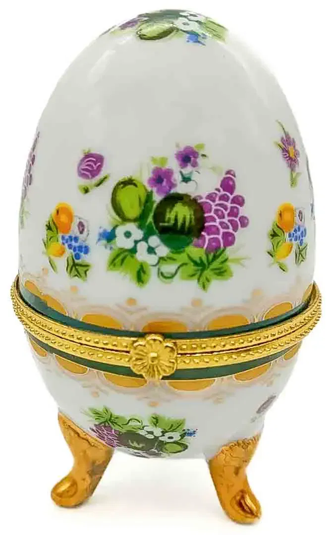 Limoge Porzellan Ei (Schmuck Ei) - Bild 1