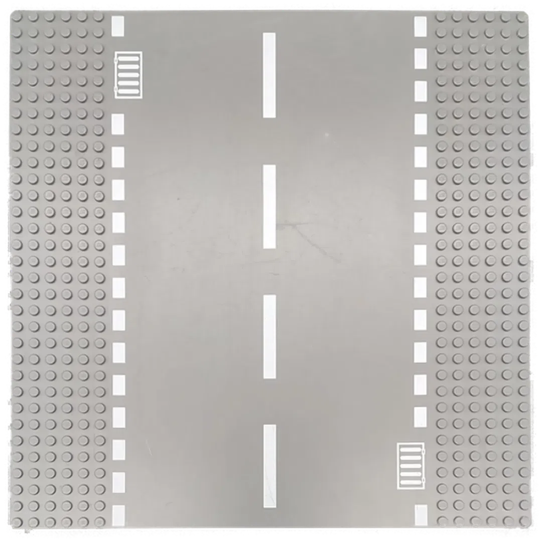 LEGO Grundplatte mit Straße 32 x 32 Noppen dunkelgrau - Bild 4