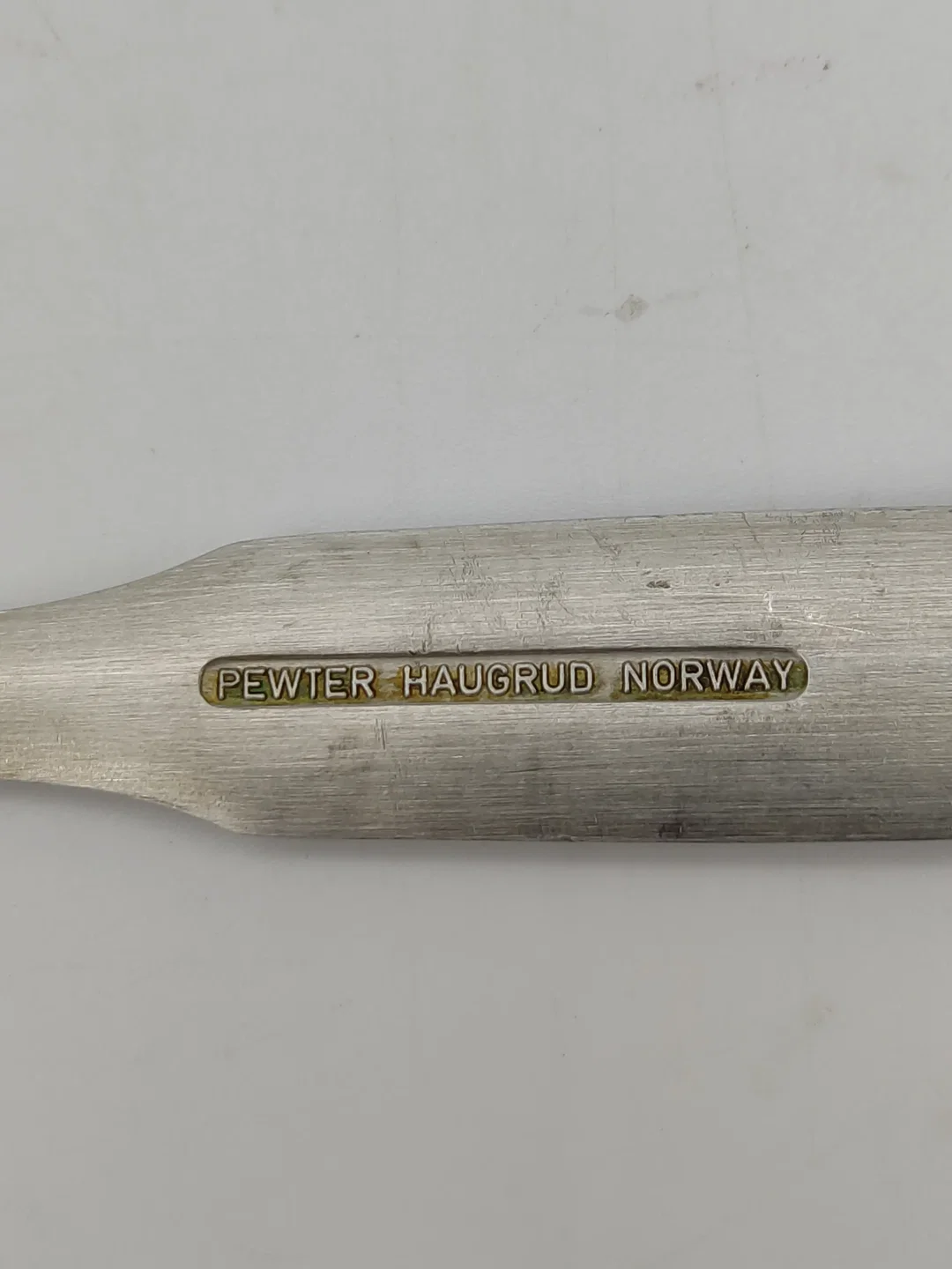 Pewter Haugrud Norway - Vintage Salatbesteck – Bild 5