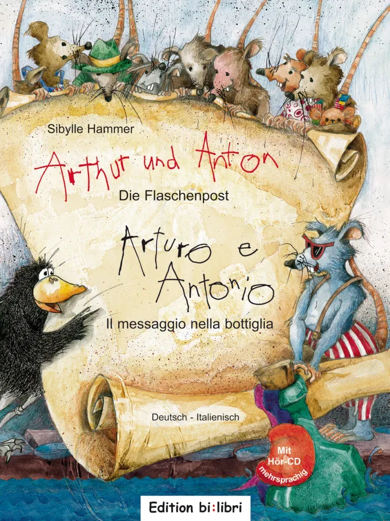 Arthur und Anton: Die Flaschenpost (Deutsch-Italienisch) - Sibylle Hammer - Bild 1