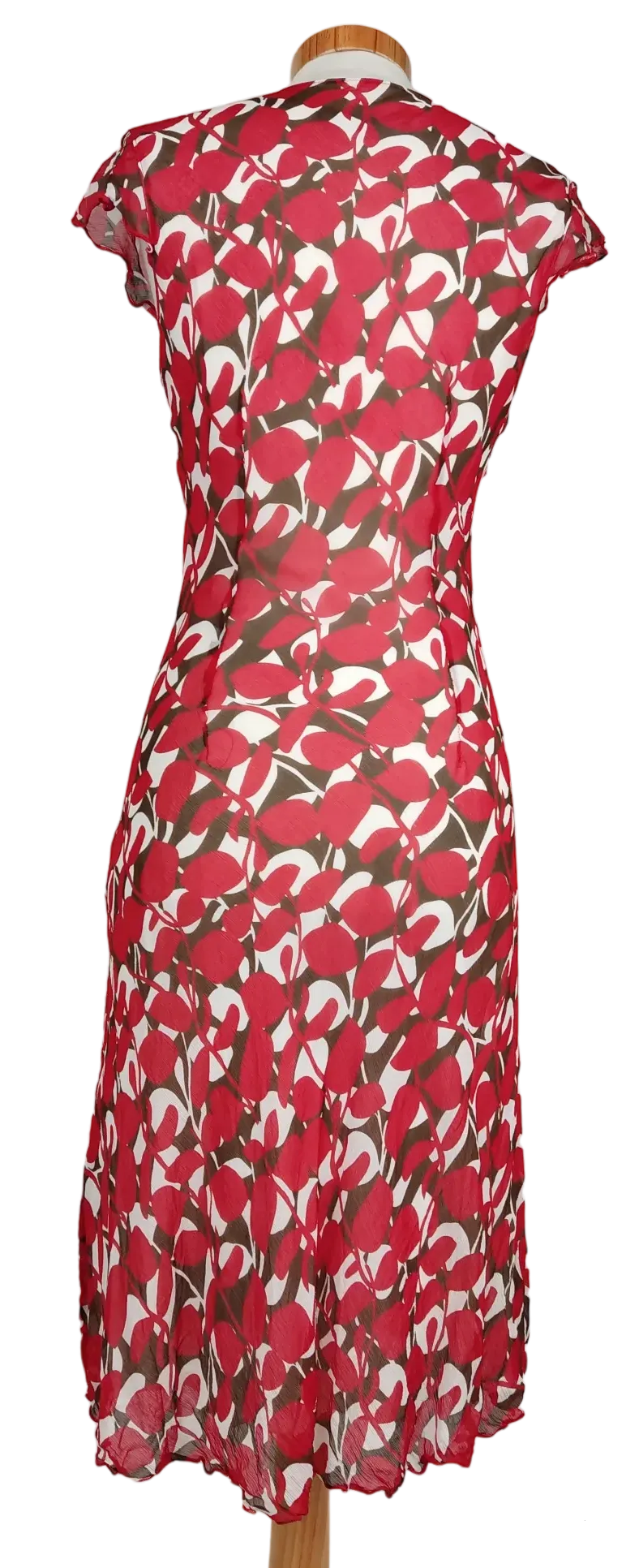 s.Oliver Damenkleid rot-weiß - Gr. S – Bild 2