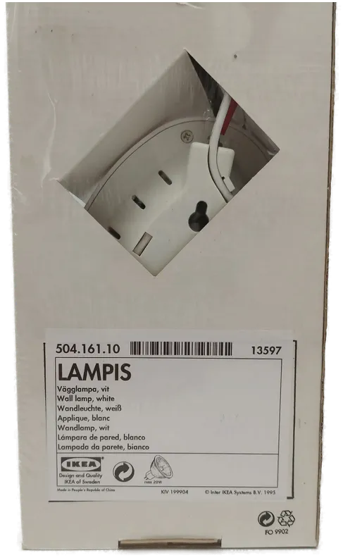 Wandleuchte IKEA Lionel T Dean | Originalverpackt – Bild 2