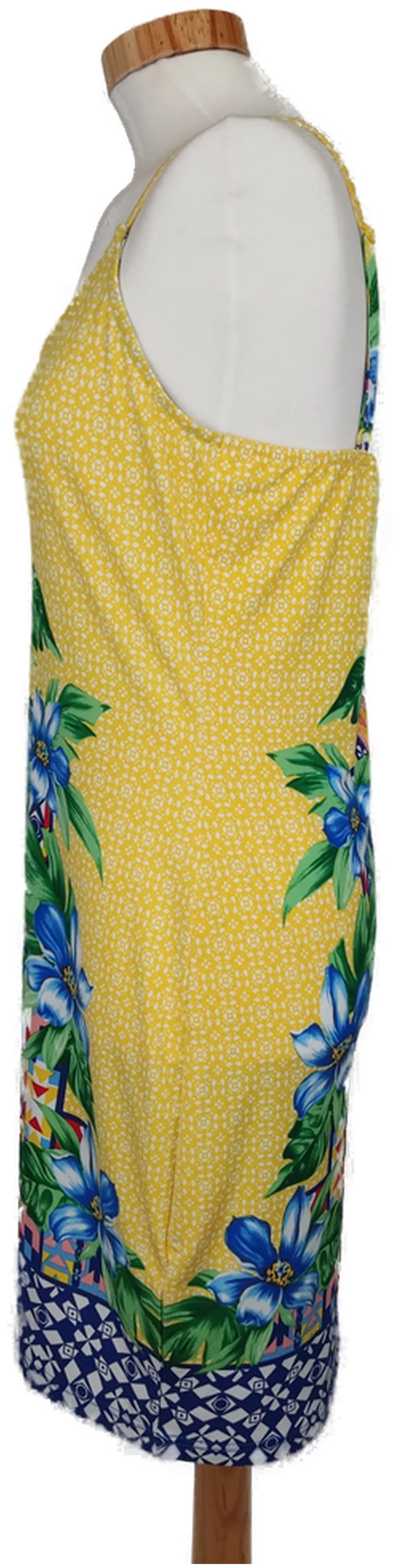 Bodyflirt Damen Sommerkleid gelb/grün/blau geblümt - 40/42 – Bild 3