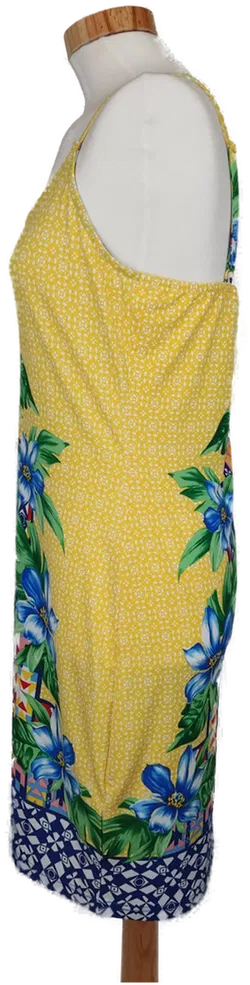 Bodyflirt Damen Sommerkleid gelb/grün/blau geblümt - 40/42 - Bild 3