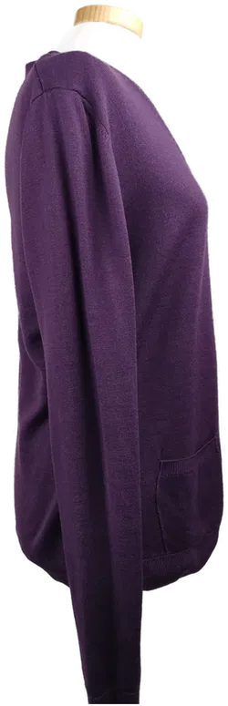 Woolmark Damen-Weste langarm violett - L/40 - Bild 3