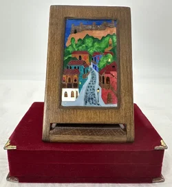 Dekoratives Miniaturbild mit Holzgestell - Bild 1