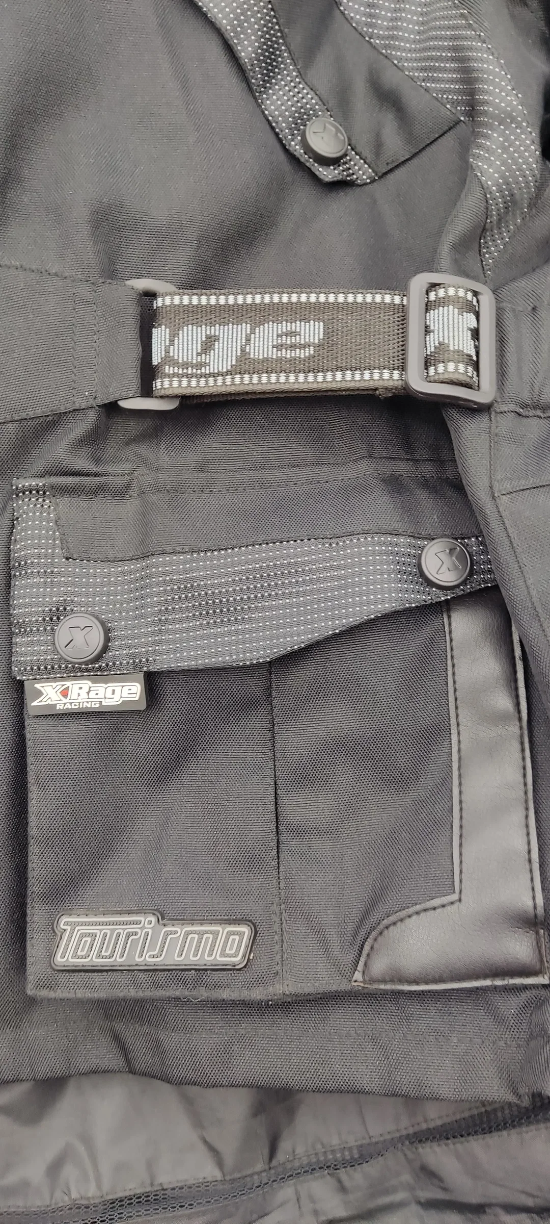X-RAGE Herren Motorradjacke schwarz Gr. S – Bild 5