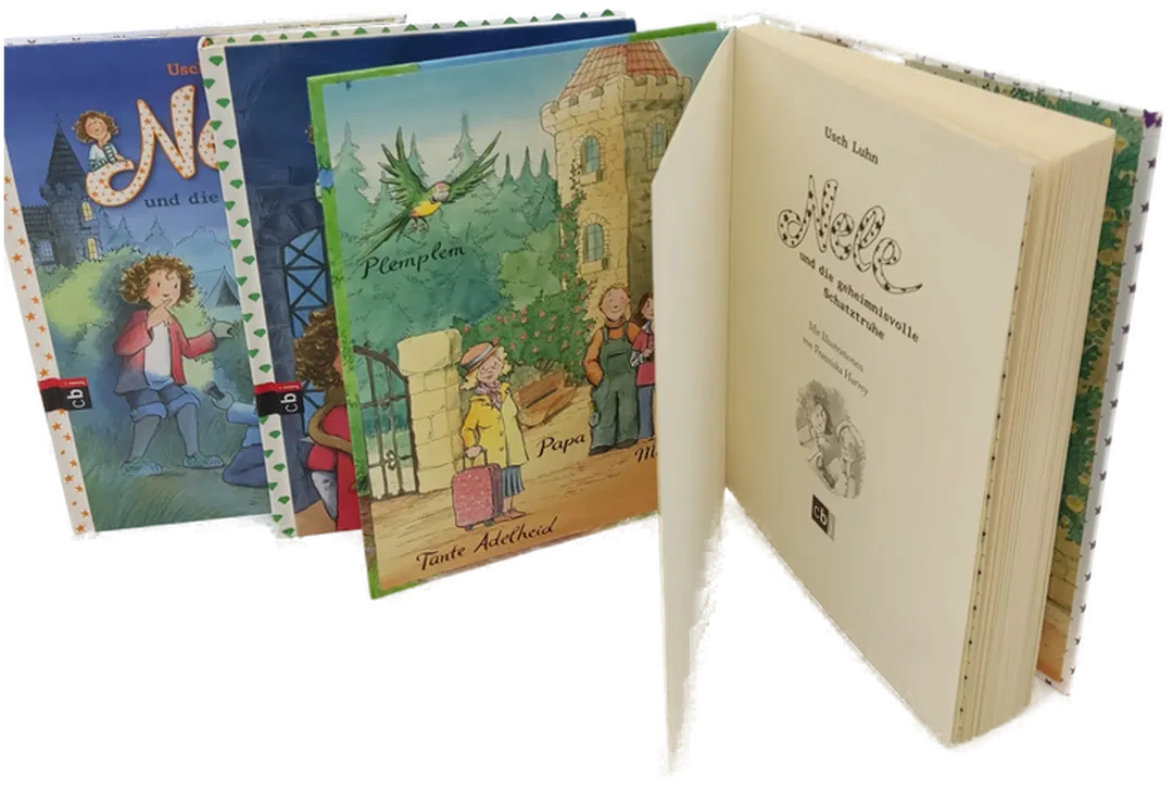 Nele Abenteuer - 3 Bände - und ...die wilde Bande / der indische Prinz / die geheimnisvollw Schatztruhe - Usch Luhn,  - Bild 1