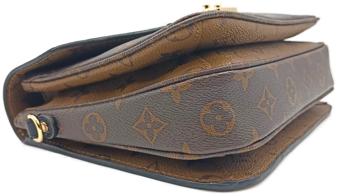 Luis Vuitton Metis Monogram Reverse Pochettee Umhängetasche braun  – Bild 8