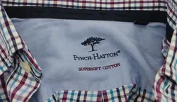 Finch-Hatton Herrenhemd langarm kariert - Gr.L/41/42 - Bild 4