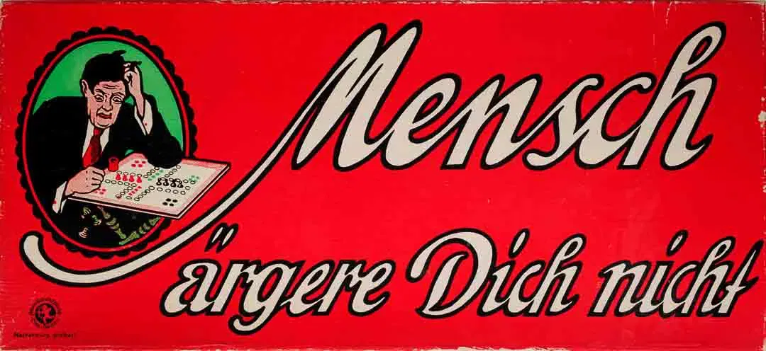 Mensch ärgere Dich nicht – Amor Spielefabrik Linz/Donau, klassisches Brettspiel - Bild 1