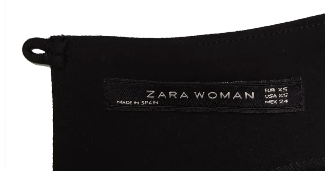 ZARA Midikleid schwarz Gr. XS – Bild 3
