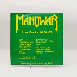 Doppel-Vinyl LP Manowar Live Docks 10.04.89 | Kultiger Live-Moment - Bild 2