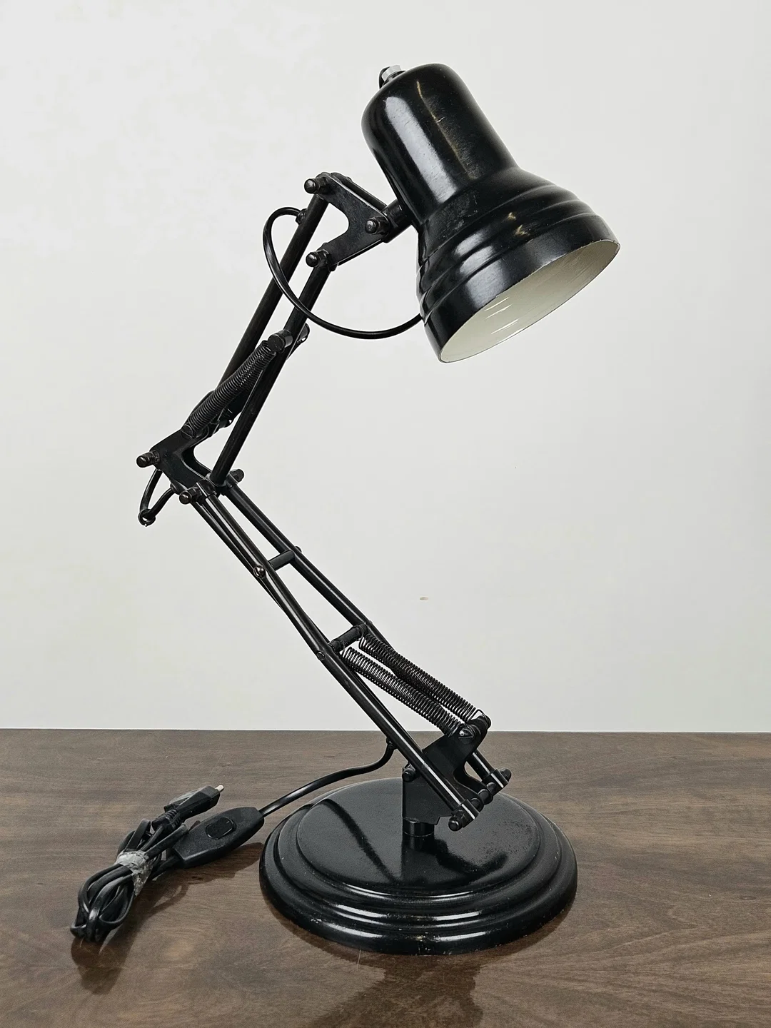 Vintage Tischlampe, schwarz - Bild 1