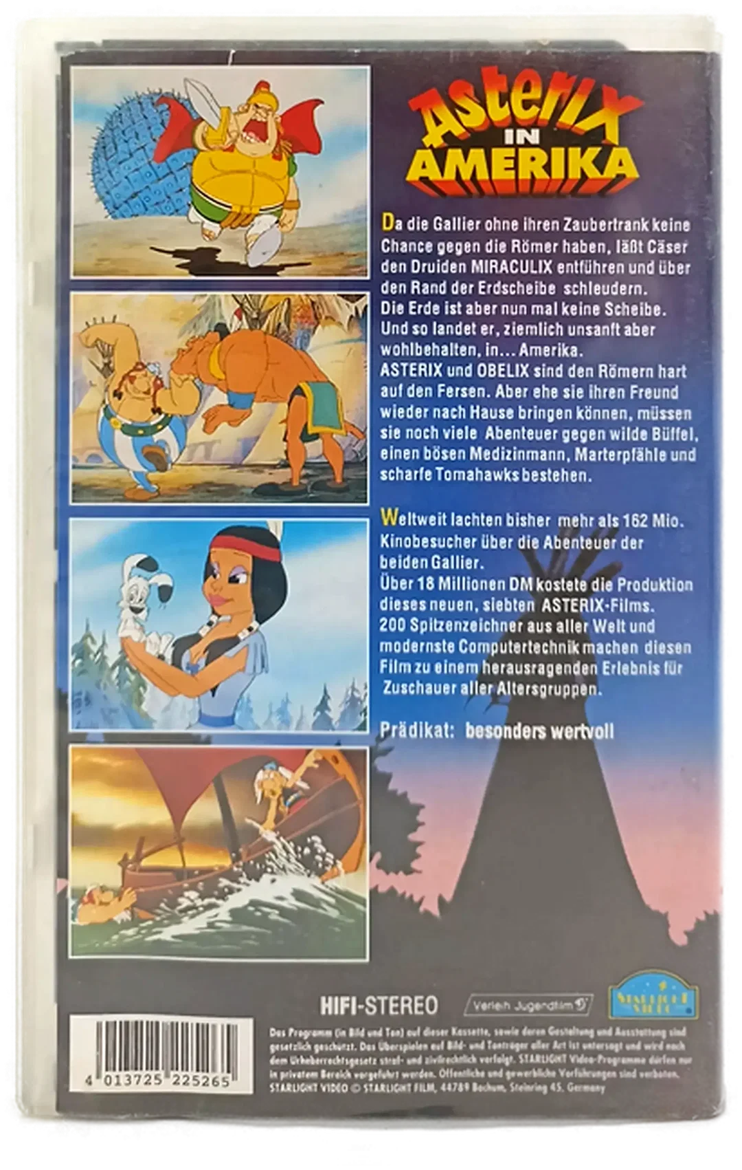 VHS "Asterix in Amerika - Die spinnen, die Indianer" – Bild 2