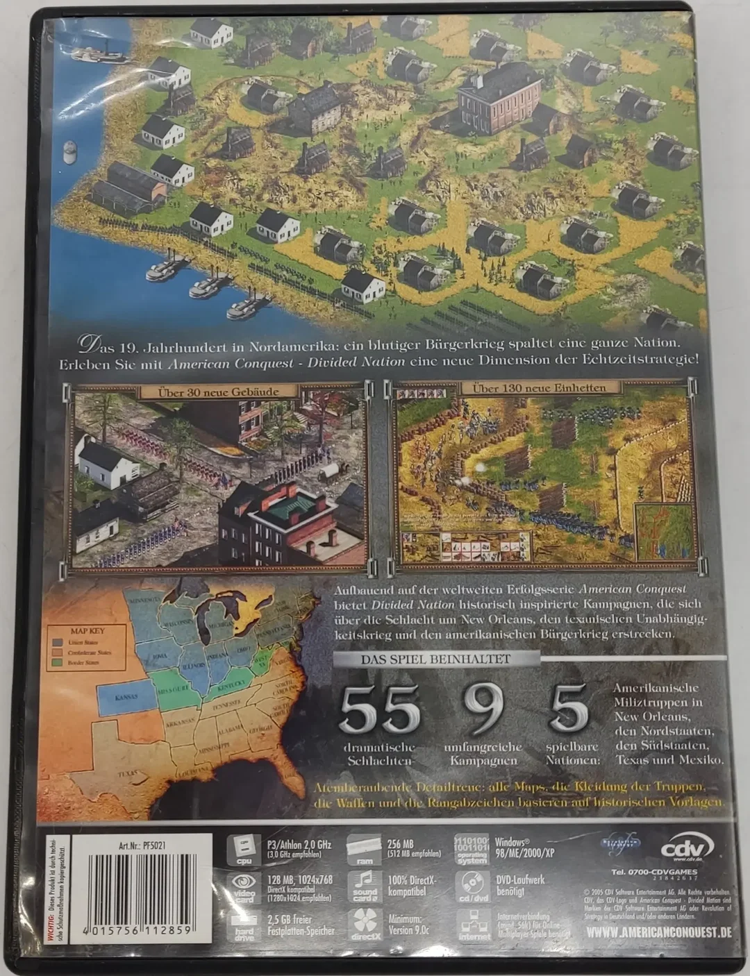 PC Game DVD-ROM "American Conquest" Divided Nation – Bild 3