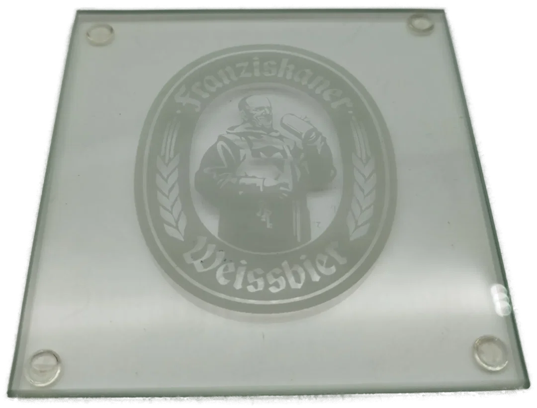 Franziskaner Weissbier Glas-Untersetzer - 4 Stück – Bild 2