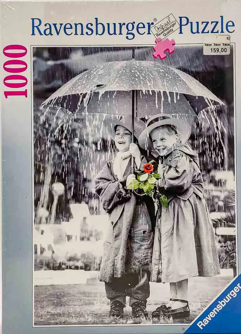 Ravensburger Puzzle 1000 Teile – Nostalgisches Regen-Motiv - Bild 1
