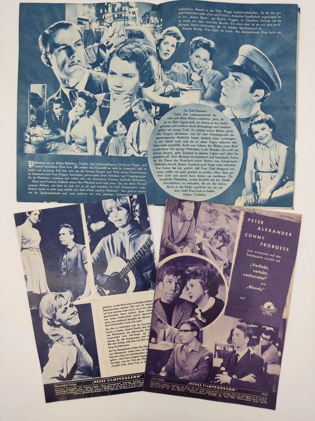 21x Vintage Filmprogramme Deutscher Film - 1960er – Bild 6