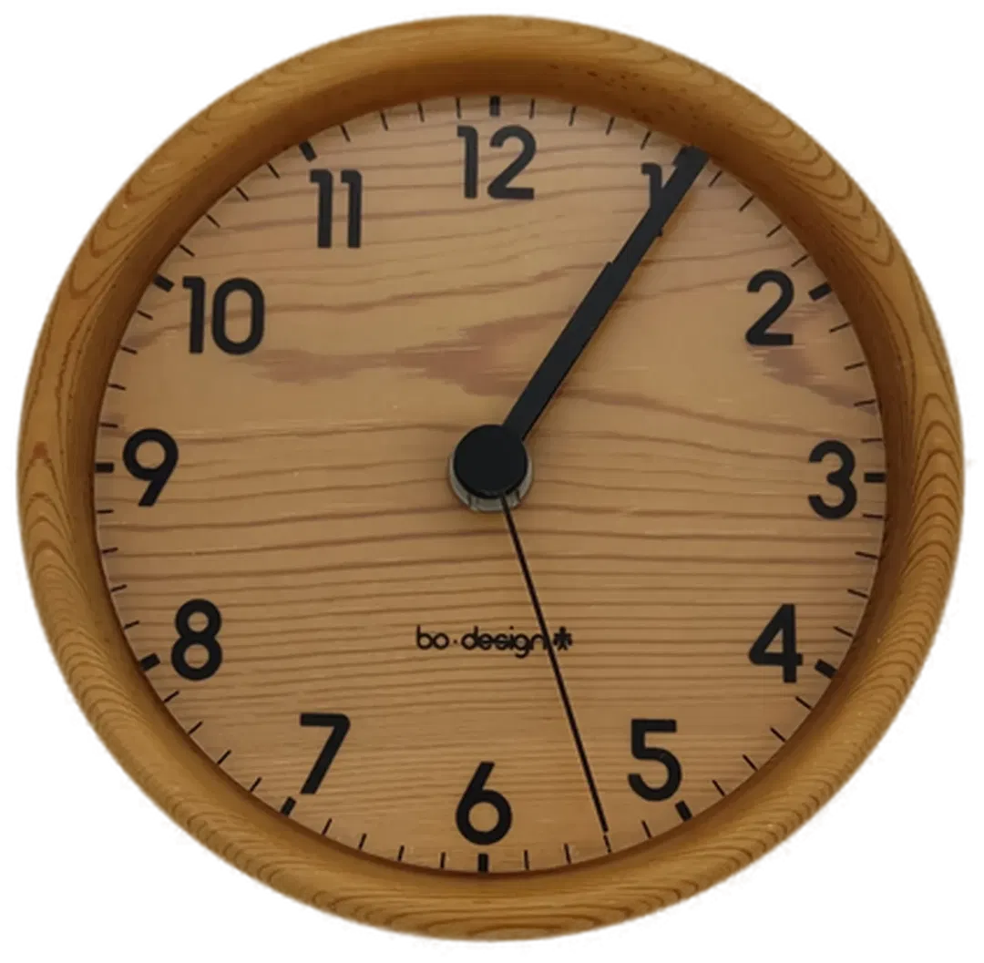 Bo Design runde Holz Wanduhr - Bild 4