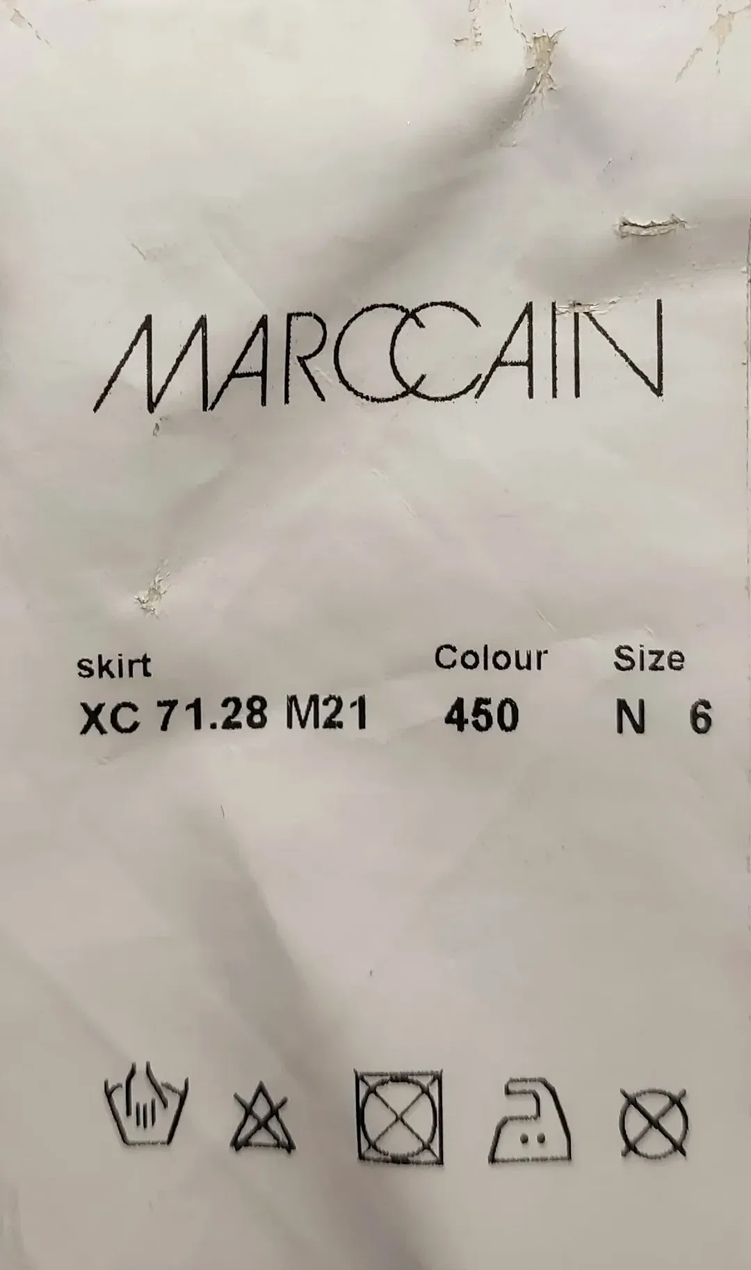 Marc Cain Damen Midirock Schlangenprint grau/weiß Gr. XXL – Bild 3