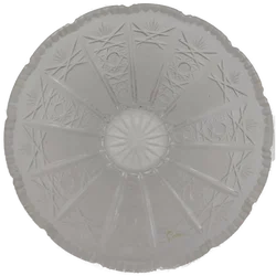 Schale aus Bleikristall, feiner Schliff, D / 21,5 cm, H / 9 cm – Vorschau 3