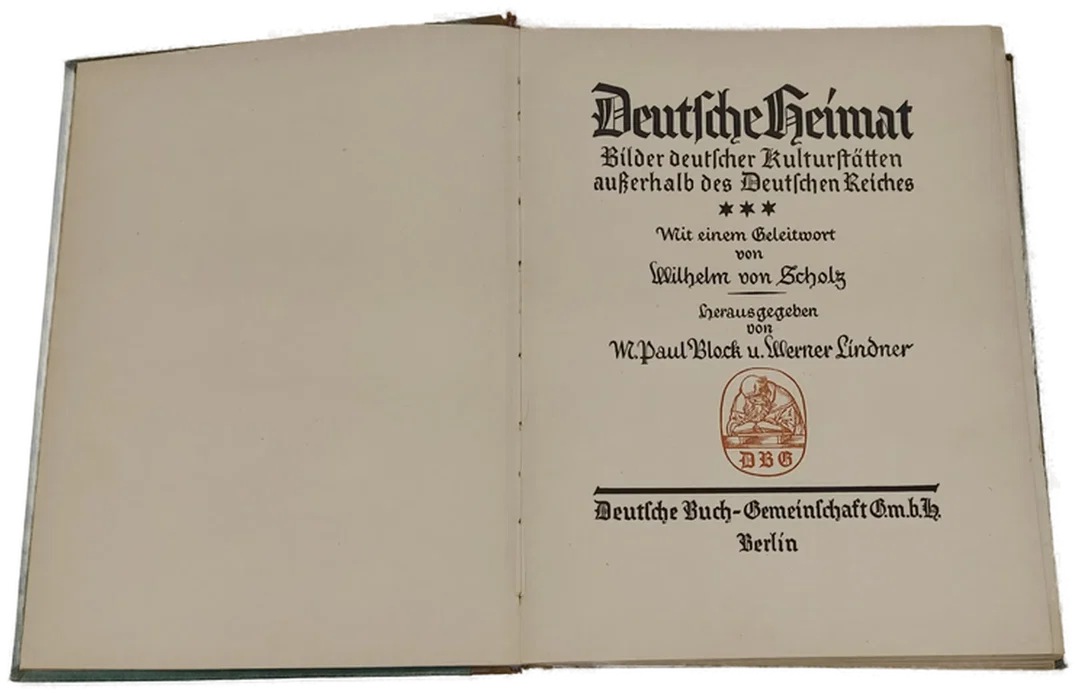 Buch "Deutsche Heimat" Bilder aus Stadt u. Land Band 3 von 1927  – Bild 2