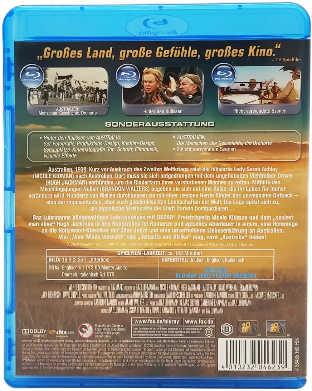 Blu-Ray "Australia" mit Nicole Kidman und Hugh Jackman – Bild 2