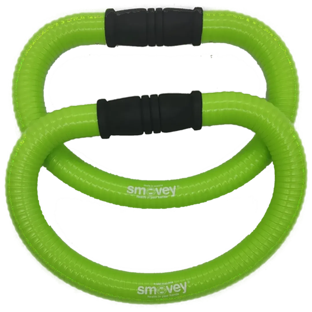 smovey Vibroswing-Set 2 Stück Fitnessringe mit Trainings-CD in grün - Bild 4