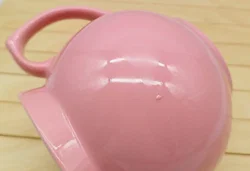 Krug kugelförmig, Wilhelmsburger Porzellan, 0,5L, rosa  – Vorschau 2