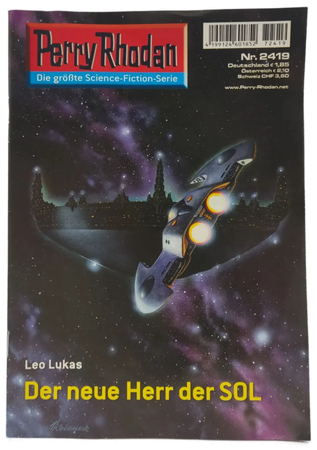 Romanheft Perry Rhodan Der neue Herr der SOL Erstauflage Nr. 2419 - Bild 1