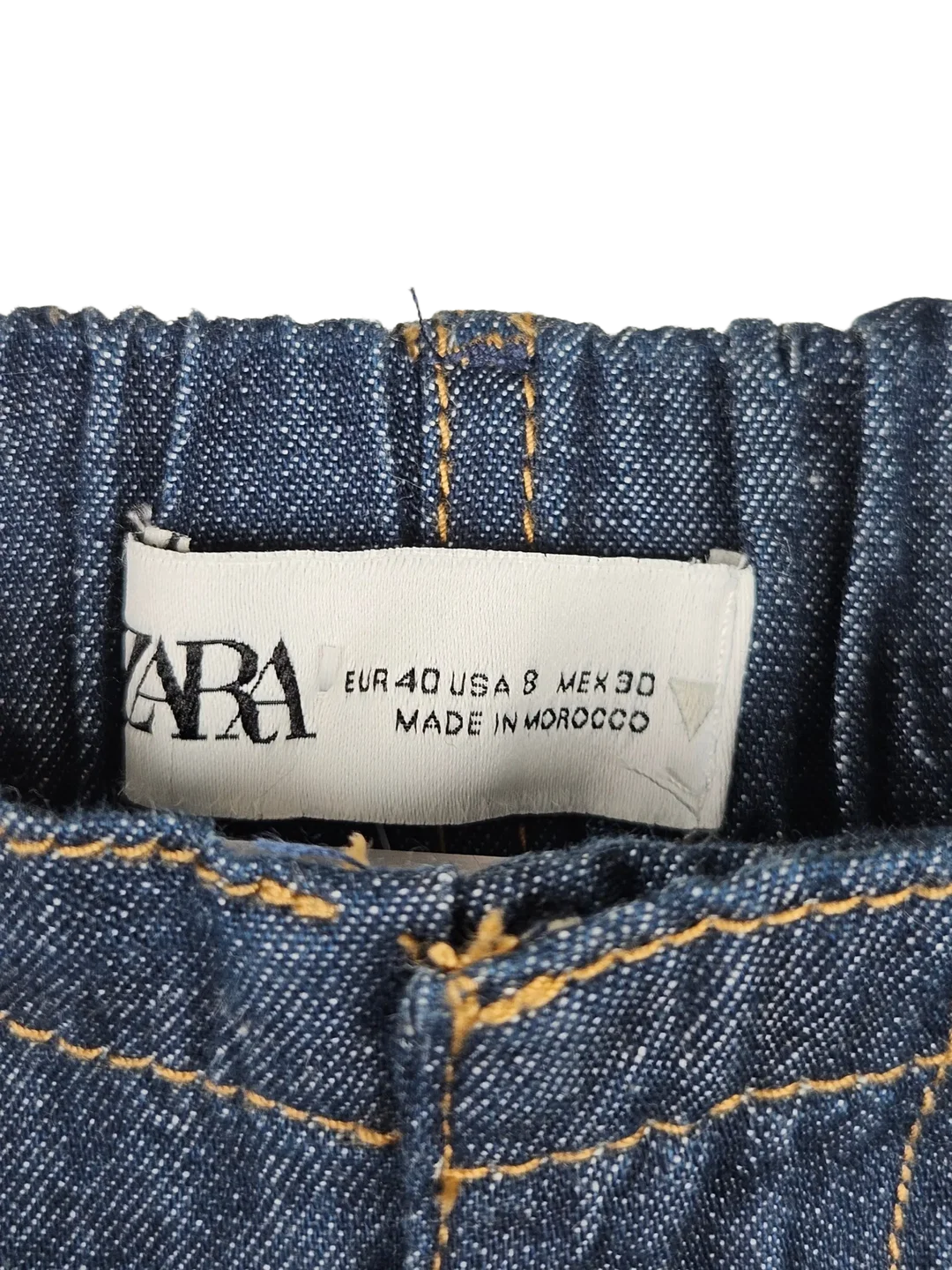 ZARA Damen Hose, blau - Gr. L / 40 – Bild 5