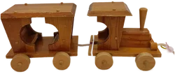 Holzlokomotive mit Waggons - Bild 2