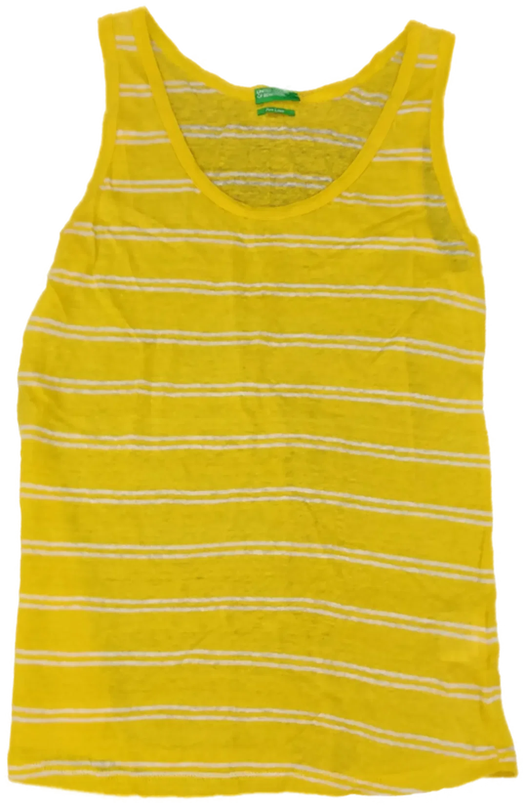 United Colors of Benetton Kindertop gelb/weiß Gr. XS/ECH - Bild 1