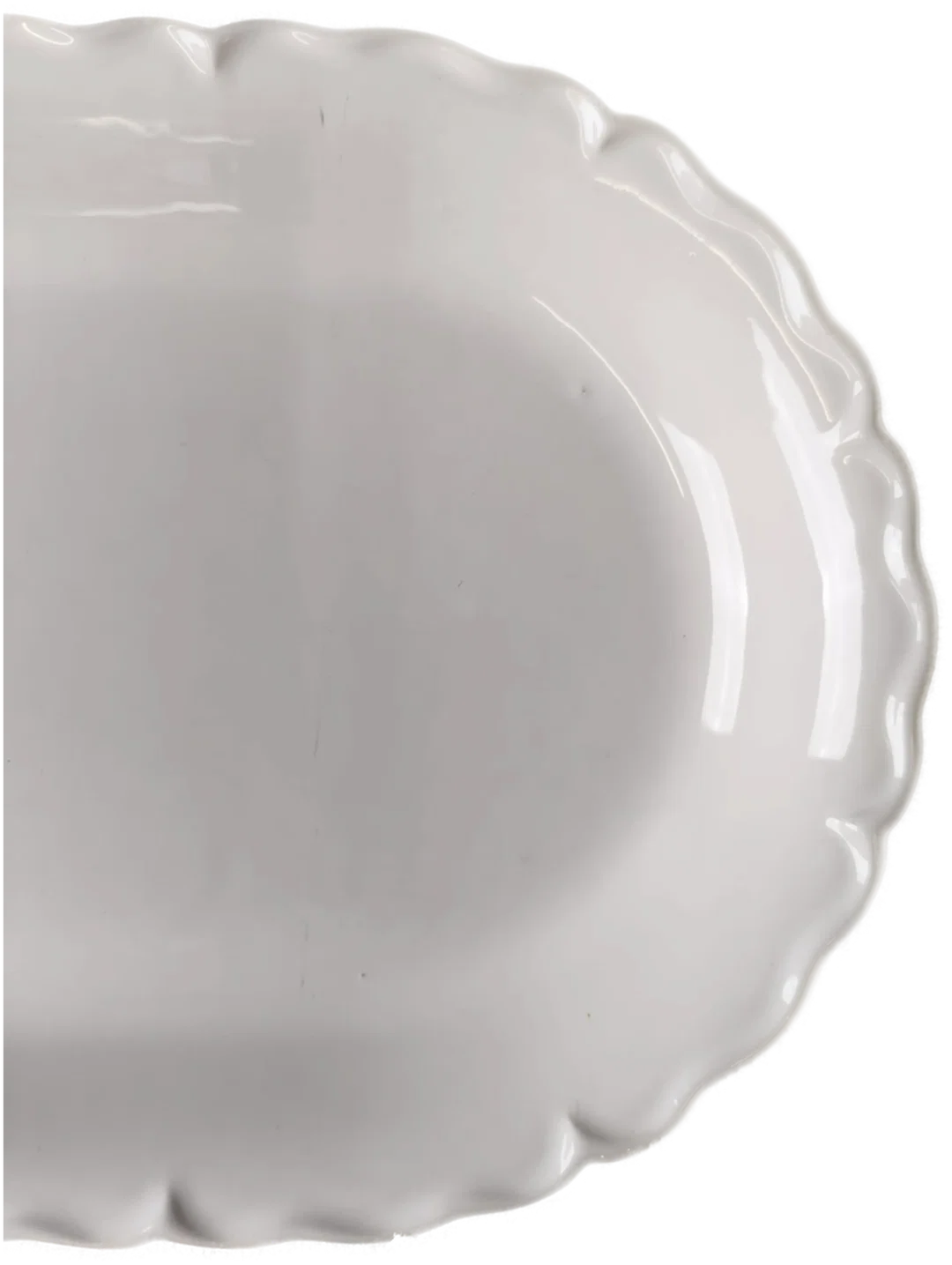 ovale Servierplatte cremefarben – Bild 3