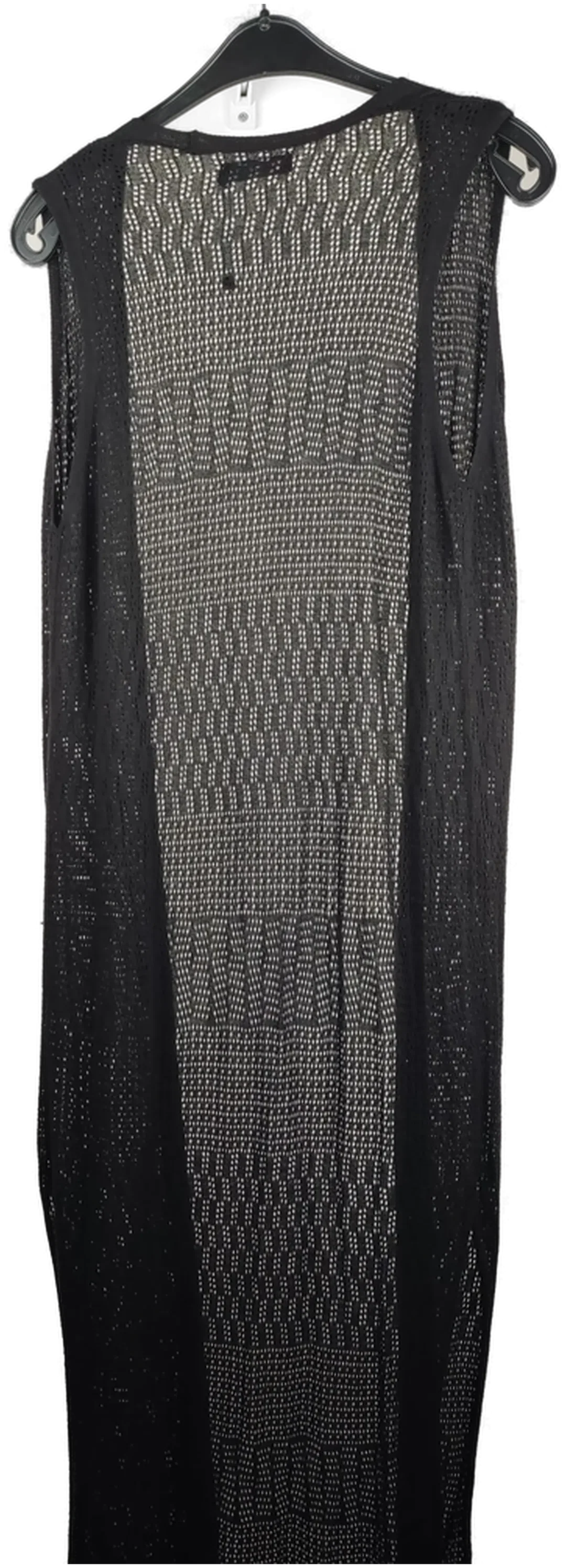 Even & Odd langes Gilet ohne Ärmel schwarz - S/36 – Bild 2