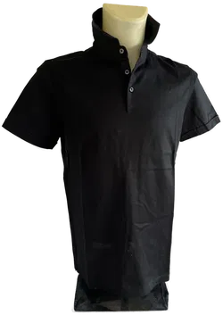 HUGO BOSS Herren Kurzarm-Poloshirt Slim Fit Gr. L schwarz - Bild 1