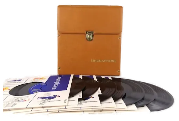 Linguaphone English Course – Vintage Sprachkurs mit Schallplatten – Made in England - Bild 2