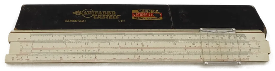 Vintage Faber Castell Schiebelehre für Optiker - Bild 2