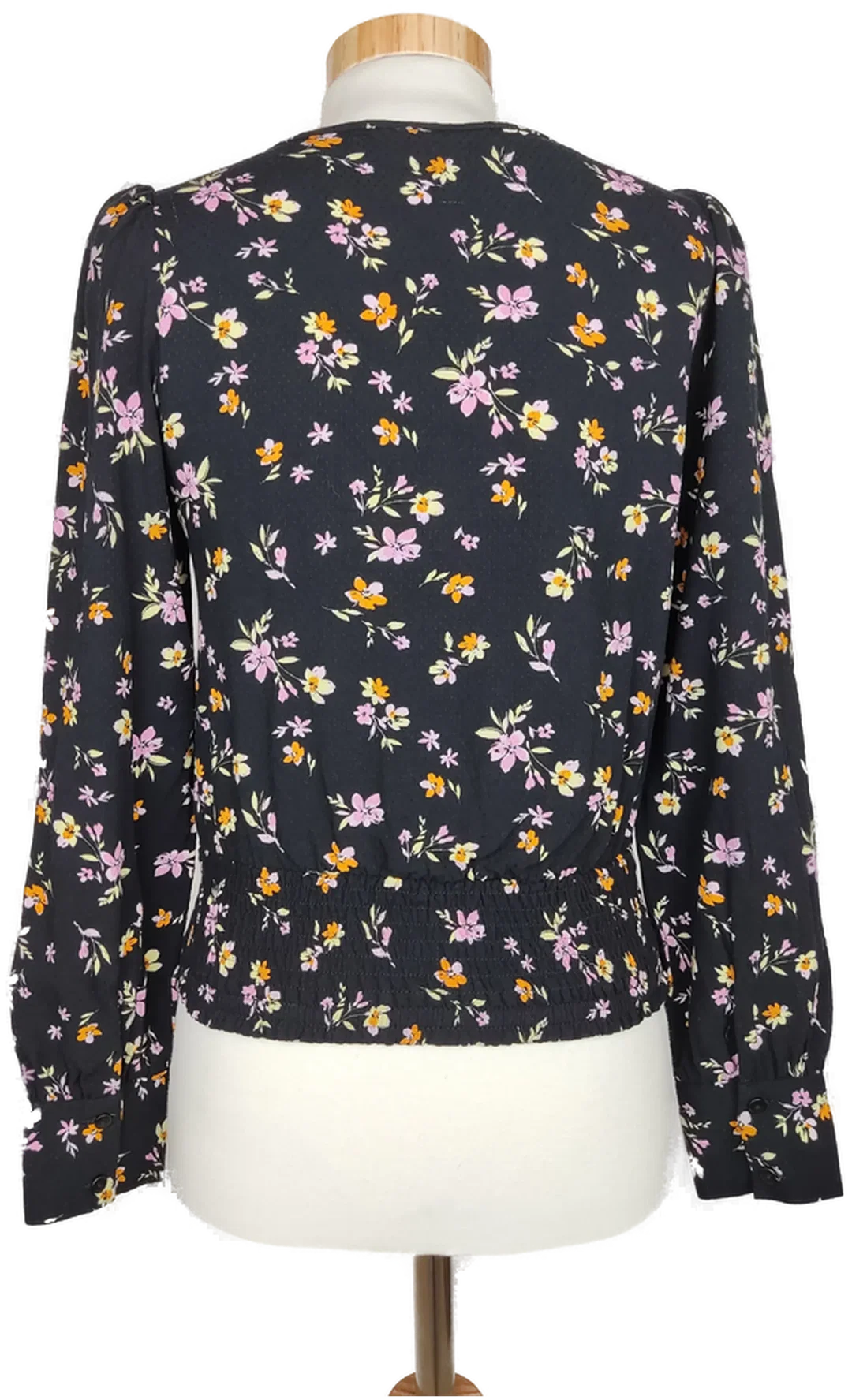 Vero Moda Damen Bluse schwarz geblümt - XS/34 – Bild 2