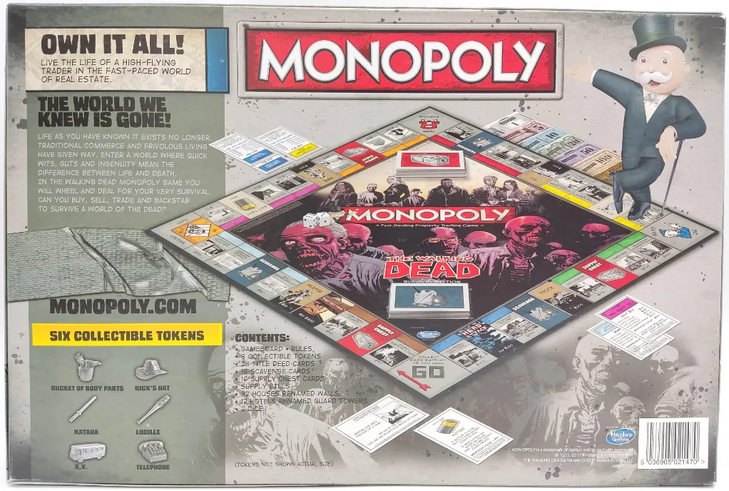 Monopoly The Walking Dead Edition - Gesellschaftsspiel - Hasbro  – Bild 2