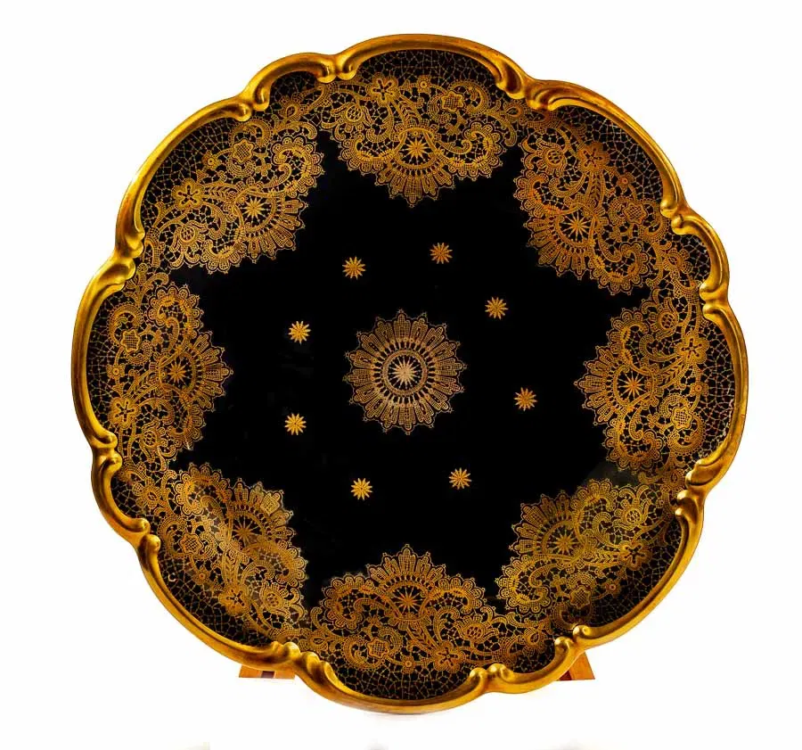 Teller Porzellan, Kueps / Bavaria Dekor - Bild 1