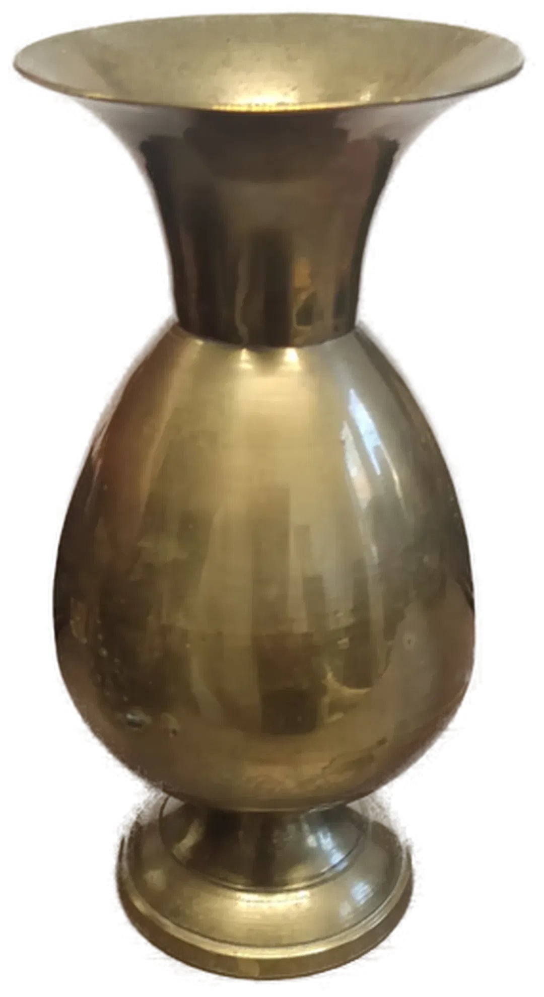 Goldfarbene Vase aus Messing, Höhe 12cm - Bild 4