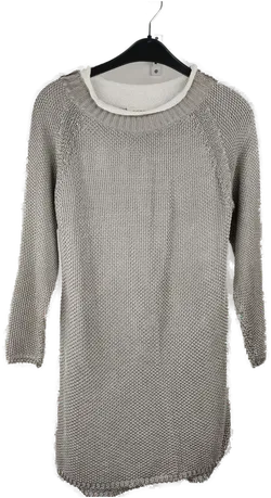 Esteve Damenstrickpullover silber- weiß - 44/XXL - Bild 1