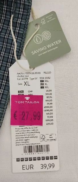 Tom Tailor - Herrenhemd Gr. XL – Bild 5