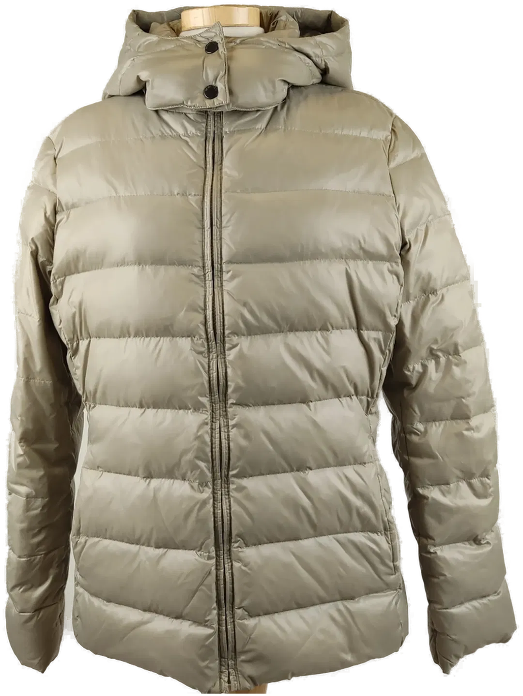Benetton Damensteppjacke grau mit Zipp - L/40 - Bild 1