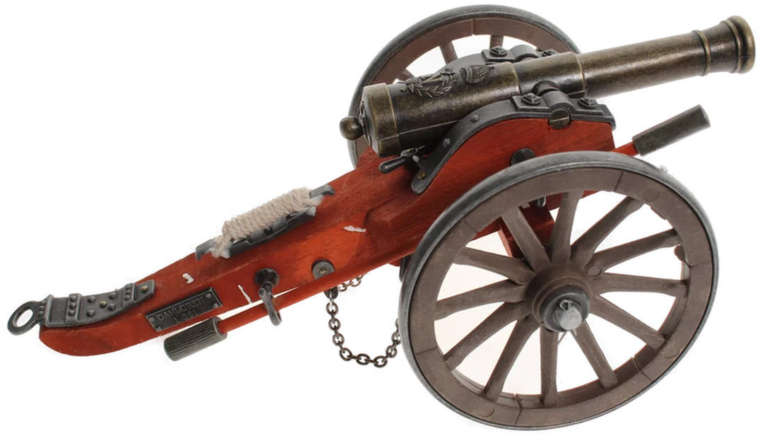 Vintage Kanonen-Zigarettenanzünder "Dahlgren 1861" – Retro Dekoration & Sammlerstück – Bild 2